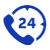 call 24-7 icon